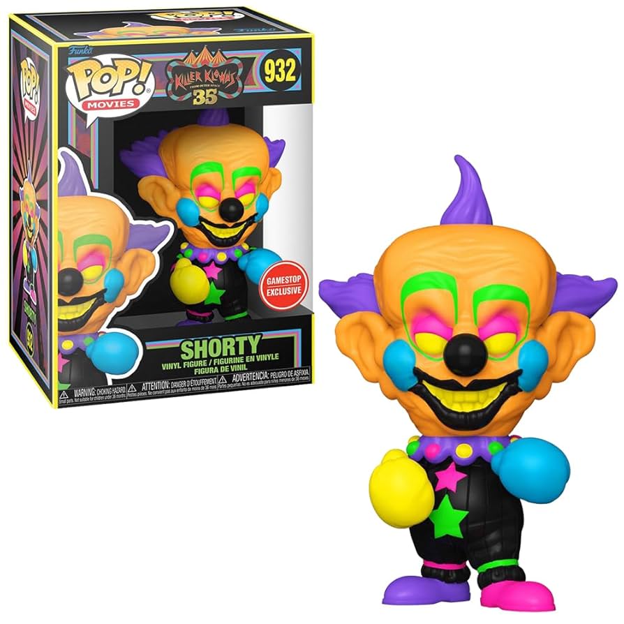 Amazon.com: Funko POP! Shorty in Blacklight Killer Klowns